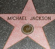 Michael Jackson star on the Hollywood Walk of Fame