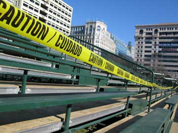 Obama bleachers Washington DC