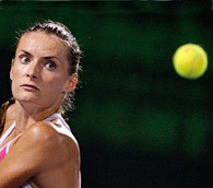Iveta Benesova at the Sony Ericsson Open