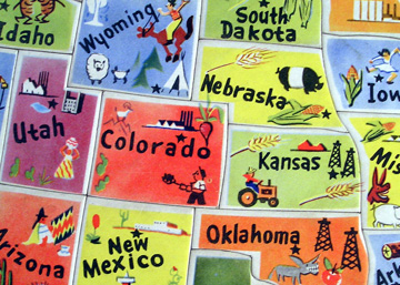 united states map