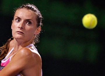 Iveta Benesova at the Sony Ericsson Open