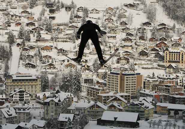 ski jumper jumping World Cup Engelberg