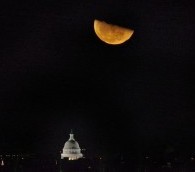 Photo You Must See: Moon Over the U.S. Capitol
