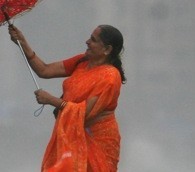 Photo We Love: Unruly Umbrella in Mumbai