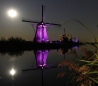 Photo We Love: Purple (and Green) World Heritage Windmills