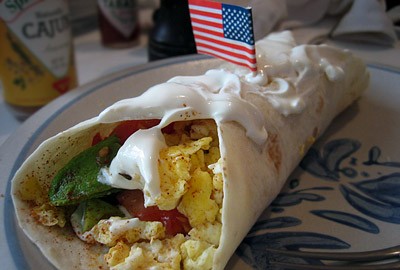 American Flag in a Shrinking Planet