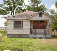 New Orleans, LA home in Lower 9th Ward, 4 years after Hurricane Katrina