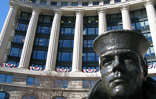Navy Memorial Statue Washington DC