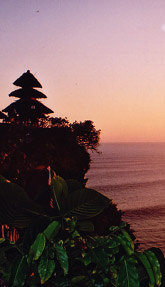 sunset in bali
