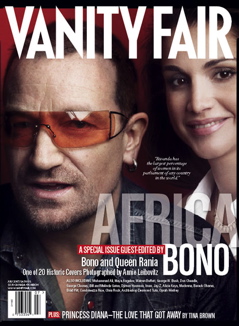 Vanity Fair Bono cover